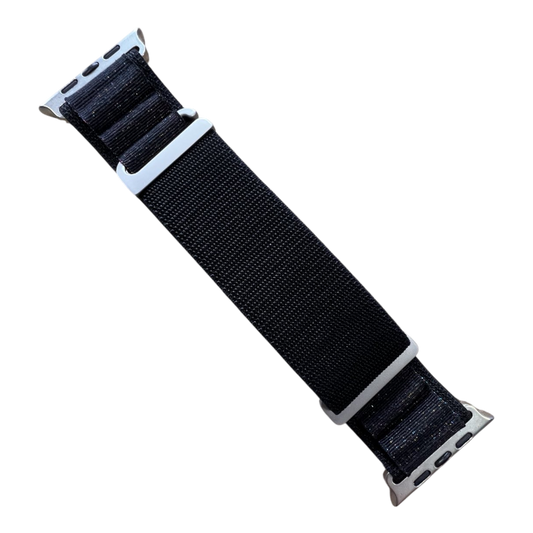 Pašček za uro "MRAIN-H Nylon" Apple Watch Ultra 2/1 – Infostyle – crna