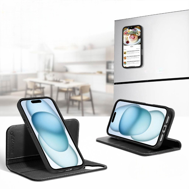 Preklopna torbica + snemljiv ovitek"SHIELDON" iPhone 16