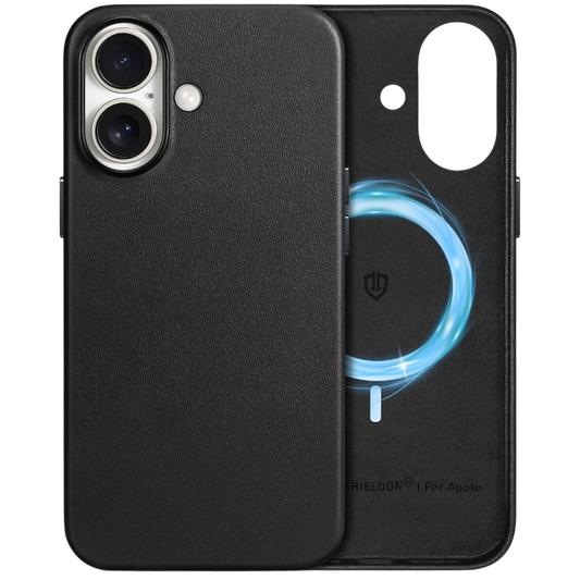 Ovitek za telefon "SHIELDON" iPhone 16 – Infostyle – Črna