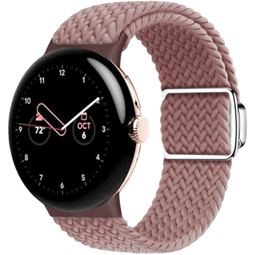 Pašček za uro "Nylon" Google Pixel Watch 2/Google Pixel Watch – Infostyle – Roza
