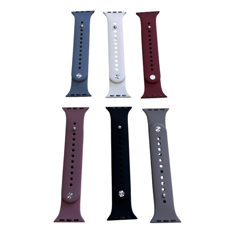 Paščki za uro Apple Band iWatch Series 8/7/6/5/4/3/2/SE/Ultra 49mm (6 kosov) – Infostyle