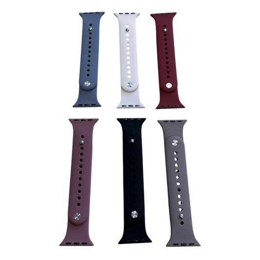 Paščki za uro Apple Band iWatch Series 8/7/6/5/4/3/2/SE/Ultra 49mm (6 kosov) – Infostyle