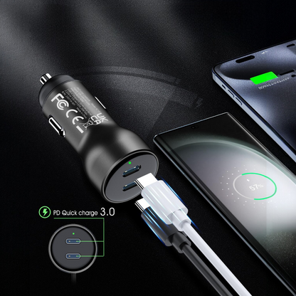 Brezžični avtomobilski polnilec z magnetnim držalom "Infostyle" USB-C
