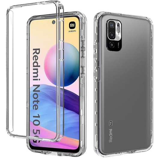 Ovitek za telefon "Moozy XFrame" Xioami Redmi Note 10 5G/Poco M3 Pro 5G – prozorna