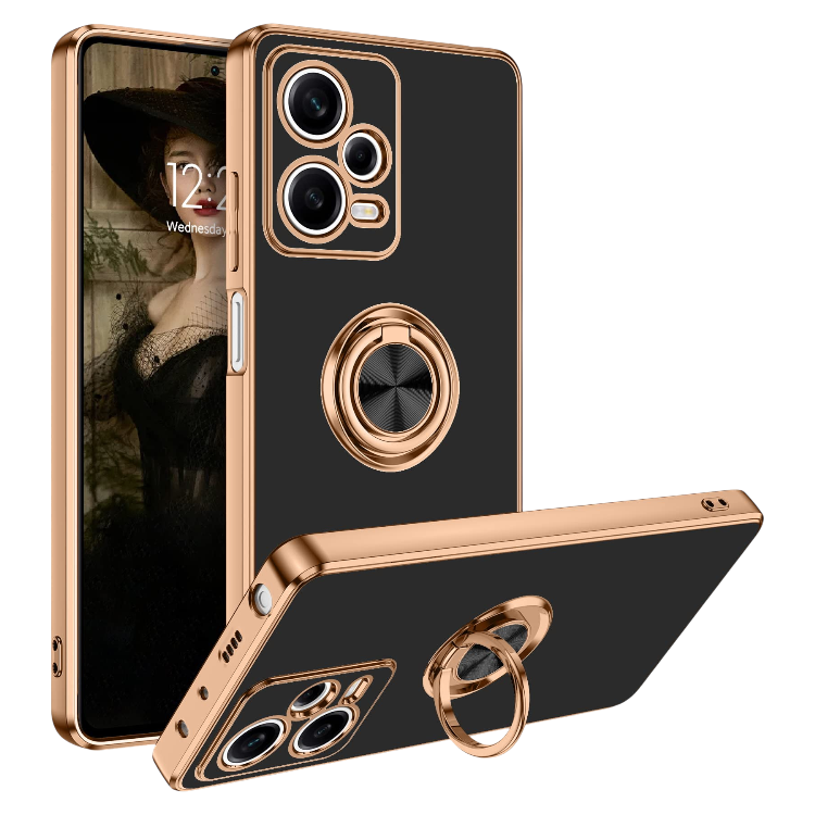 Ovitek za telefon z vrvico "BENTOBEN Ring" Xiaomi Redmi 12C – crna