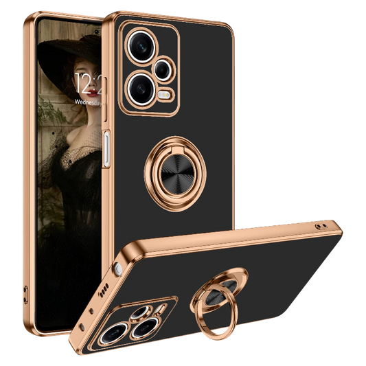 Ovitek za telefon z vrvico "BENTOBEN Ring" Xiaomi Redmi 12C – crna