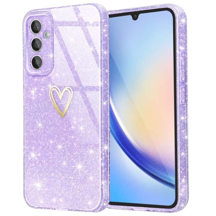 Ovitek za telefon "CaseLover Heart" Samsung Galaxy S23 FE 5G – Infostyle – prozorna