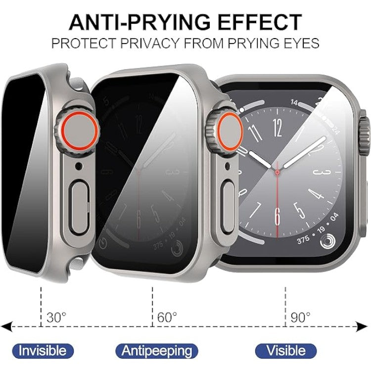 Ovitek z Anti-Spy steklom za Apple Watch Series 9/8/7 45mm – Diruite