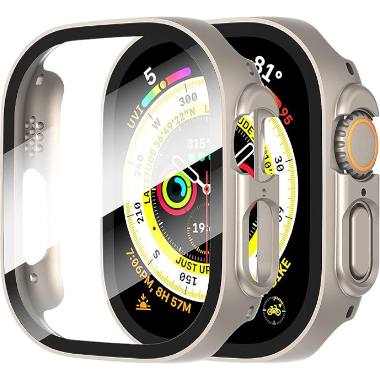 Zaščita zaslona "Diruite" za Apple Watch Ultra/Ultra 2 49mm (2 kosa)