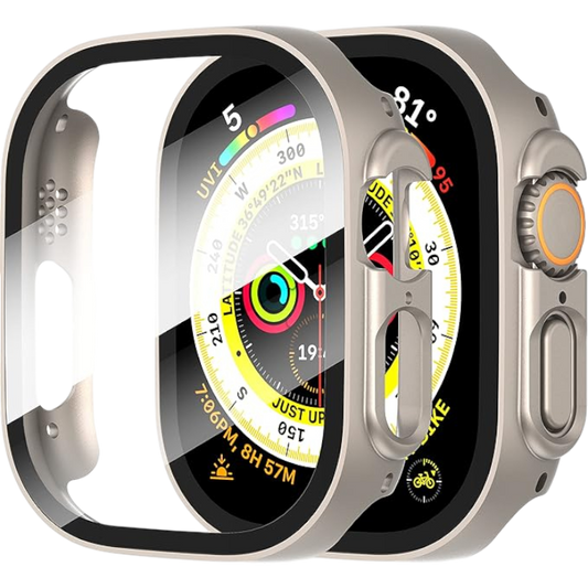 Zaščita zaslona "Diruite" za Apple Watch Ultra/Ultra 2 49mm (2 kosa)