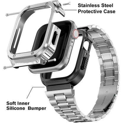 Pašček in ohišje za Apple Watch Series 6/5/4/SE/3/2/1 (44 mm/42 mm) – HASLFM