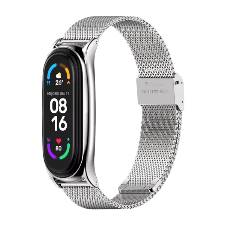 Kovinski pas + 2 foliji za Xiaomi Mi Band 6/5/4 – Infostyle