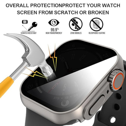 Ovitek z Anti-Spy steklom za Apple Watch Series 9/8/7 45mm – Diruite