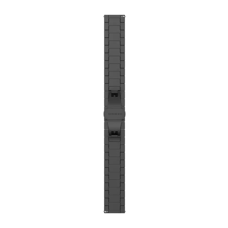 Kovinski pašček za uro (20mm), črna – Techsuit