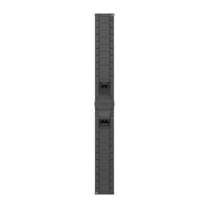 Kovinski pašček za uro (20mm), črna – Techsuit