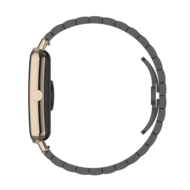 Kovinski pašček za uro (20mm), črna – Techsuit