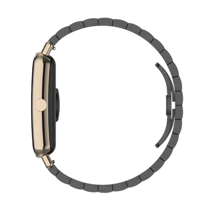 Kovinski pašček za uro (20mm), črna – Techsuit