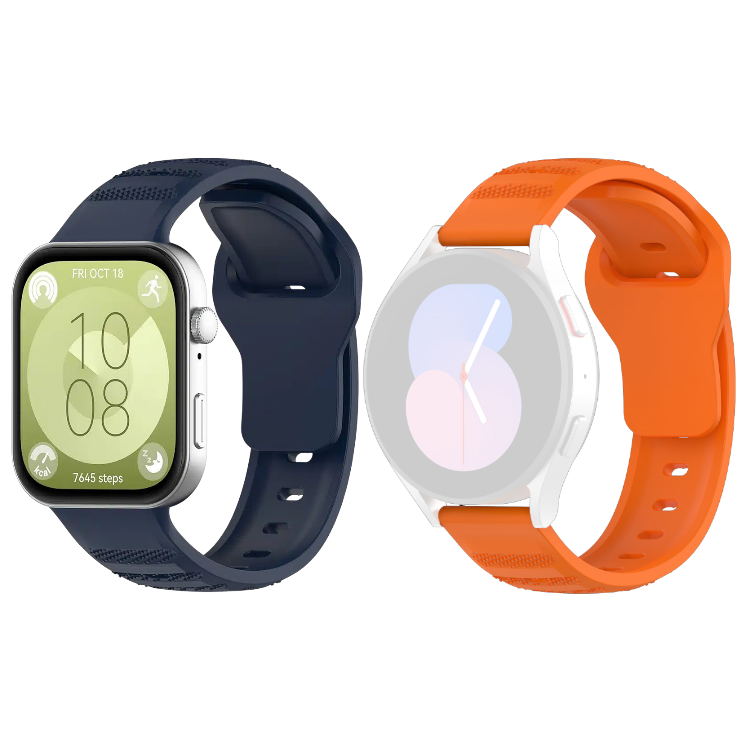 Silikonski pašček za uro (22mm) – Techsuit