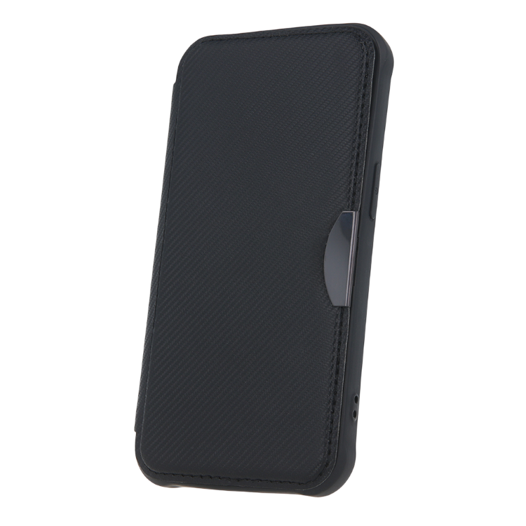 Preklopna torbica "Smart Carbon" Samsung Galaxy A25 5G – Infostyle – Črna