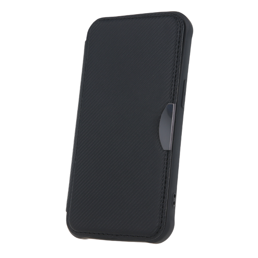 Preklopna torbica "Smart Carbon" Samsung Galaxy A25 5G – Infostyle – Črna