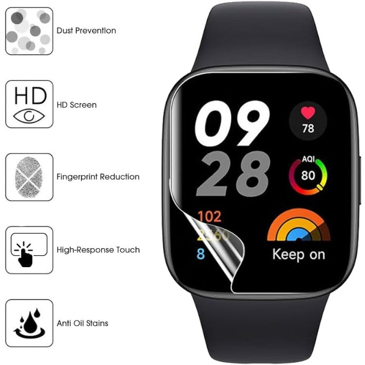 Zaščitna folija za Xiaomi Redmi Watch 3 Active/Amazfit Bip 5, (5 kosov) – Infostyle – nan / nan / nan