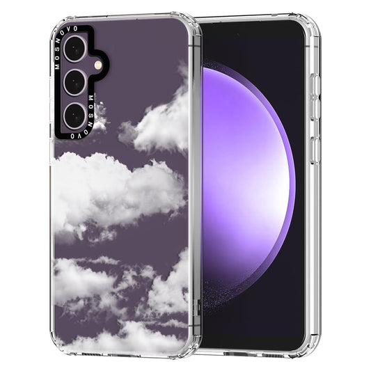 Ovitek MOSNOVO za Samsung Galaxy S23 FE Cloud, nežen motiv oblakov z zanesljivo zaščito telefona