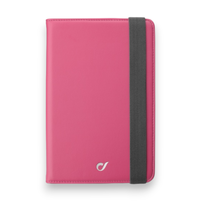 Univerzalna preklopna torbica za tablični računalnik do 7" – Cellularline – Roza / Umetno usnje