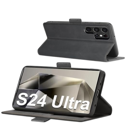 Preklopna torbica + zaščitna folija za Samsung Galaxy S24 Ultra – Infostyle