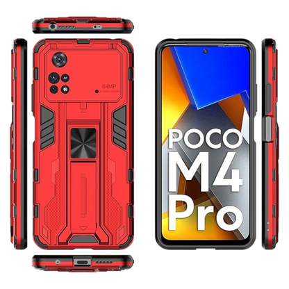 Ovitek "armor" za Xiaomi Poco X4 Pro 5G, rdeča – SHIEID