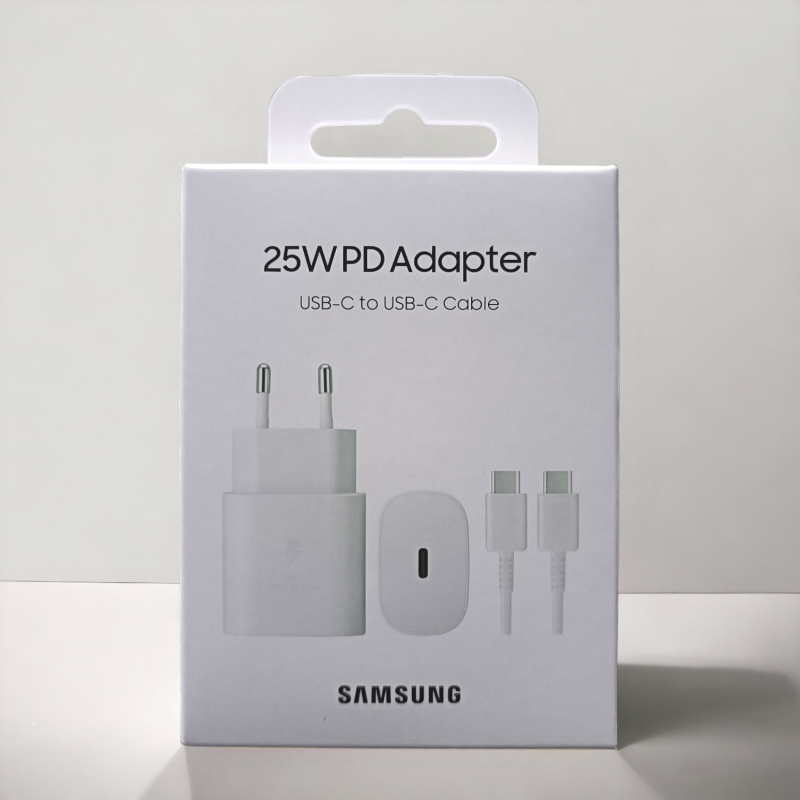 Original Samsung komplet polnilec + kabel za hitro polnjenje USB C - 25W