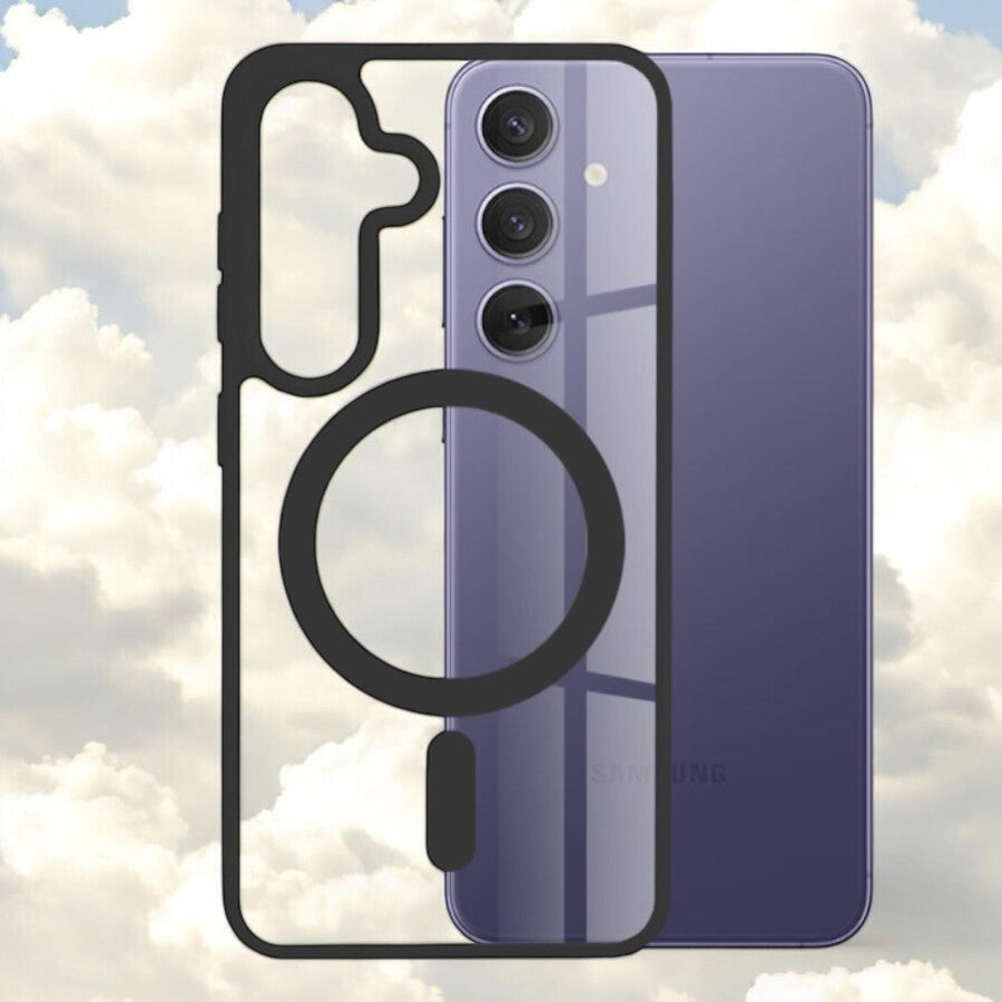 Silikonski ovitek "MagSafe Pro" za S24 Plus – Techsuit – Črna / TPU silikon