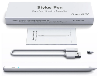 Aktivno pisalo za tablice (Apple, Android) + 3 dodatne konice + kabel