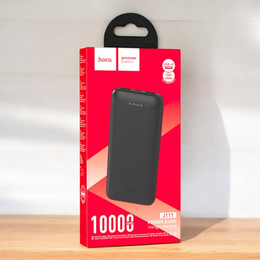 Prenosna baterija "Powerbank J111" 10000 mAh – Hoco – Črna