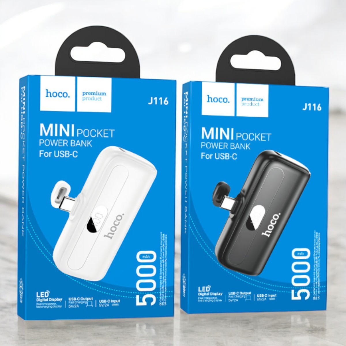 Prenosna baterija "MINI Pocket" 5000 mAh – Hoco