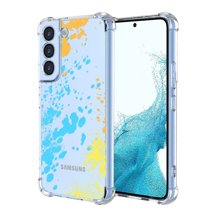 Silikonski ovitek "Color splash" za Xiaomi Redmi 9C – Infostyle – Prozorna / TPU silikon