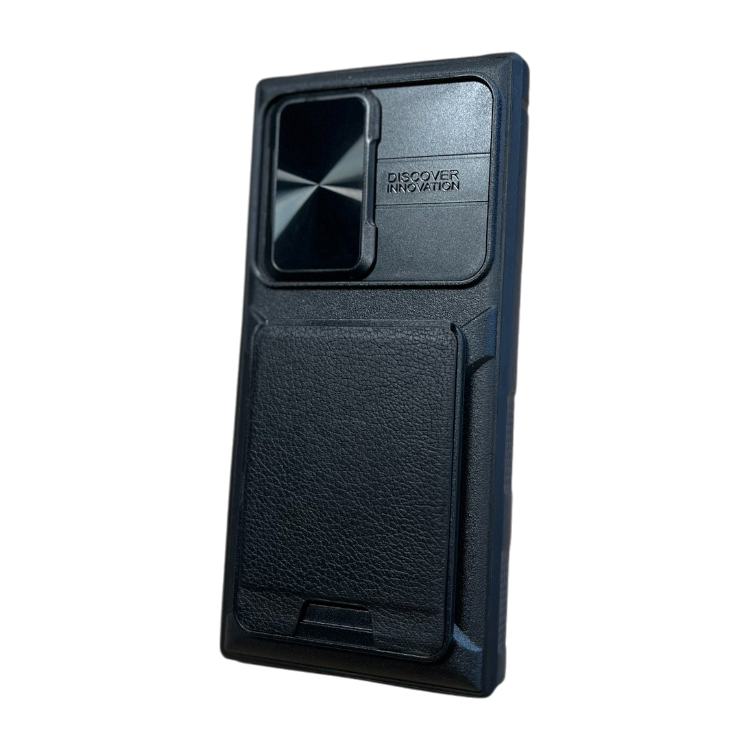 Ovitek za telefon "Robust Card Slot" Samsung Galaxy S23 Ultra – Infostyle – Črna