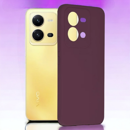 Silikonski ovitek "Soft Edge" za Vivo X80 Lite – Techsuit – Vijolična / TPU silikon