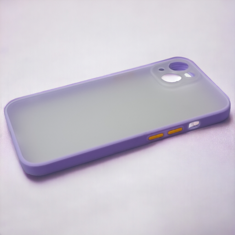 Ovitek "View" za iPhone 14 – Infostyle – Pastelno vijolična / PC + TPU silikon