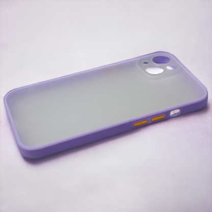 Ovitek "View" za iPhone 14 – Infostyle – Pastelno vijolična / PC + TPU silikon