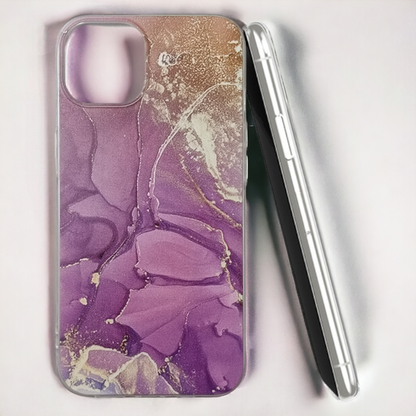 Silikonski ovitek "Marble 2" za iPhone 14 – Infostyle