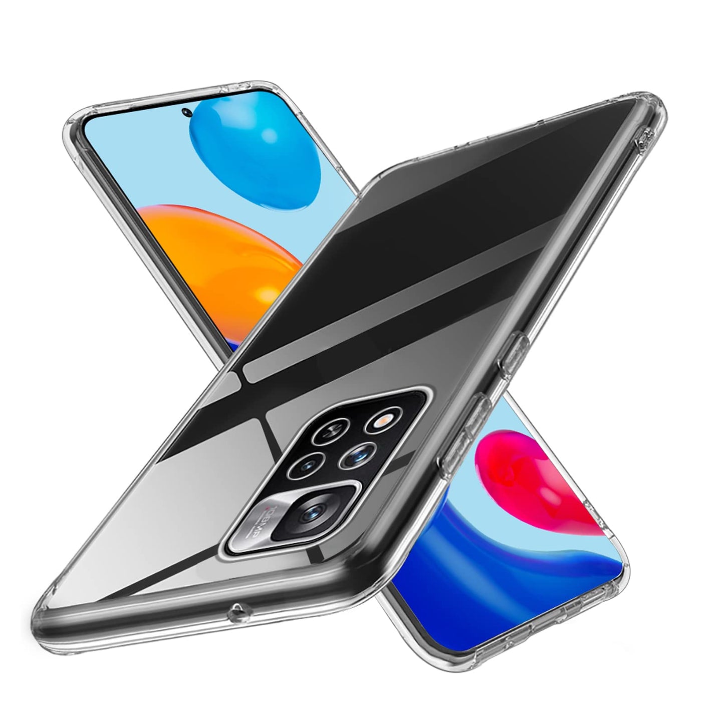 "Clear Silicone" phone case for Xiaomi Redmi Note 11/11s