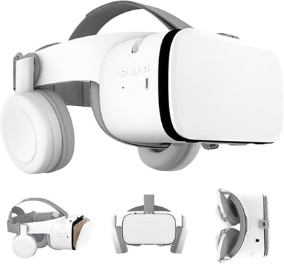 VR očala za pametne telefone – zložljiva, bela
