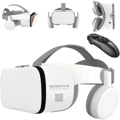 VR očala za pametne telefone – zložljiva, bela