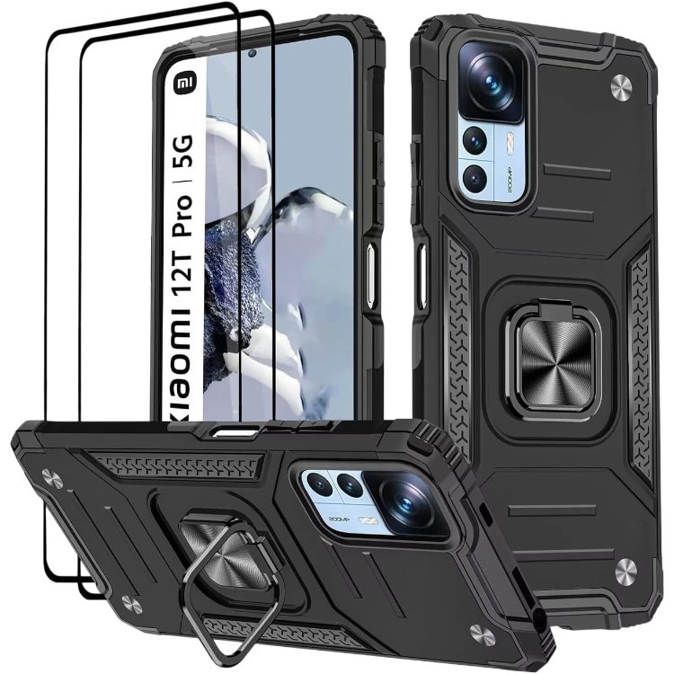 Ovitek "KANSi " + 2x zaščitno steklo za ekran za Xiaomi 12T/12T Pro