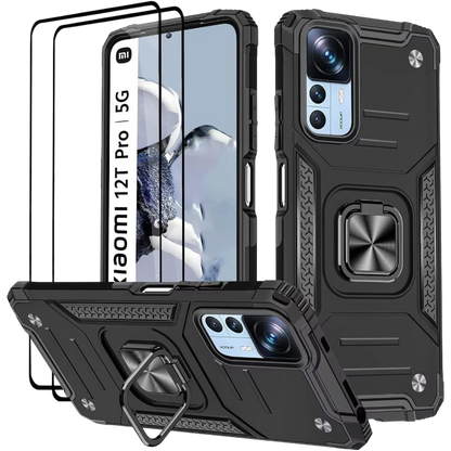 Ovitek "KANSi " + 2x zaščitno steklo za ekran za Xiaomi 12T/12T Pro