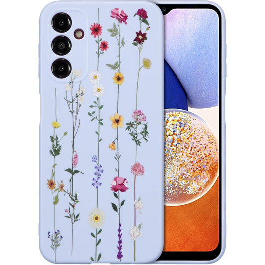 Ovitek "flower" za Samsung Galaxy A14 5G, vijolična – Infostyle – Vijolična