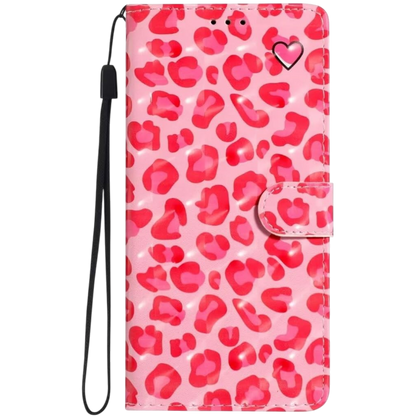 Preklopna torbica "leopard" za Samsung Galaxy A41, rdeča – Infostyle – Rdeča