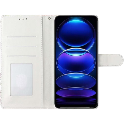 Preklopna torbica "leopard" za Samsung Galaxy A41, rdeča – Infostyle