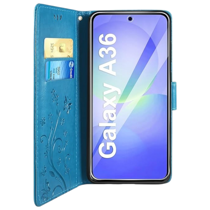 Preklopna torbica + zaščitno steklo za Samsun Galaxy A12