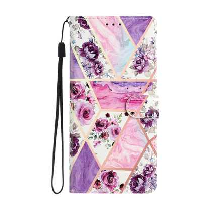 Preklopna torbica "Flower" za Samsung Galaxy A6, vijolična – Infostyle – Vijolična